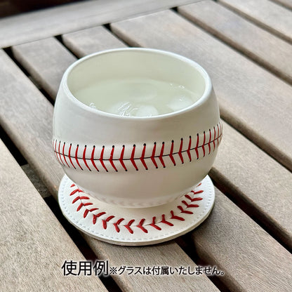 野球ボールデザイン コースター
