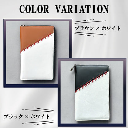 野球ボール&グラブ革 システム手帳 【カラーバリエーション2種類】