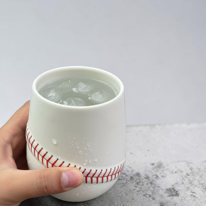 野球ボールデザイン 丸型タンブラー 波佐見焼