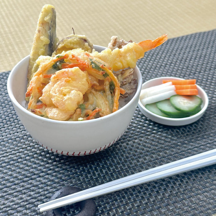 野球ボールデザイン 波佐見焼 丼ぶり