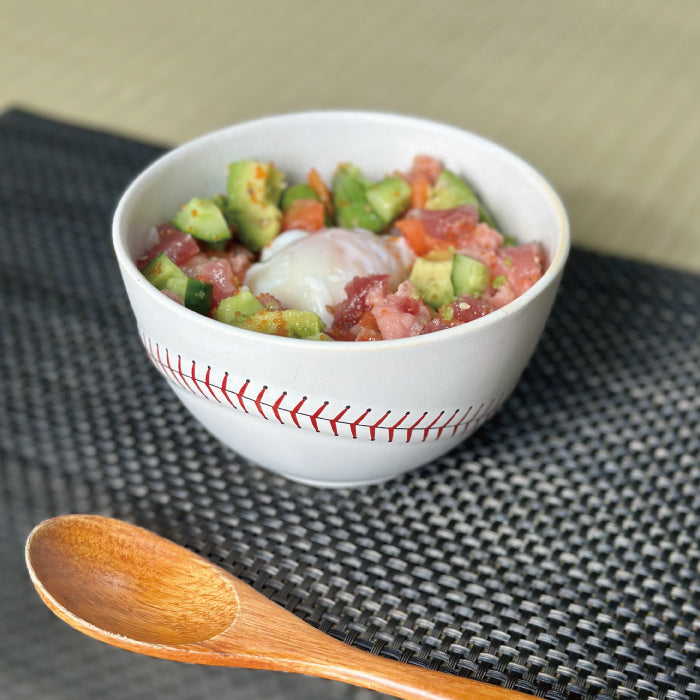 野球ボールデザイン 波佐見焼 丼ぶり