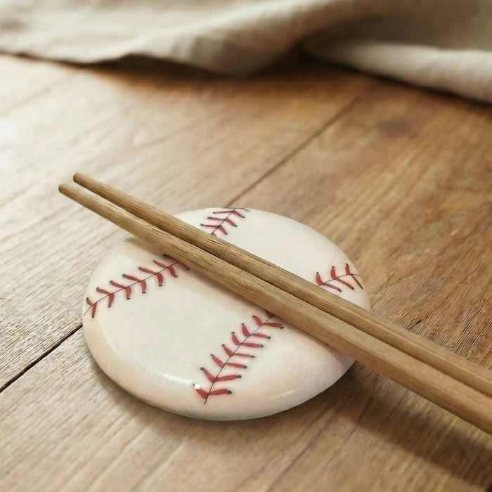 【波佐見焼】野球デザイン 箸置き3点セット（キャップ・ボール・バット）