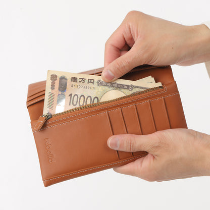 野球ボール×グラブ革 本革長財布