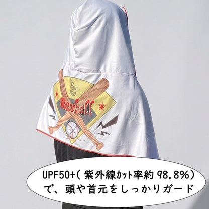 速乾・冷感 UVカットフーディータオル