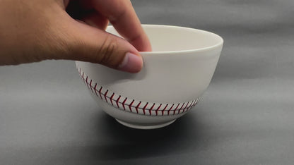 野球ボールデザイン 波佐見焼 丼ぶり